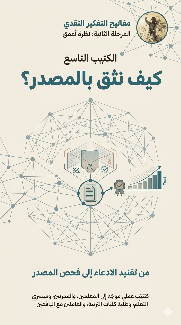 غلاف كيف نثق بالمصدر؟